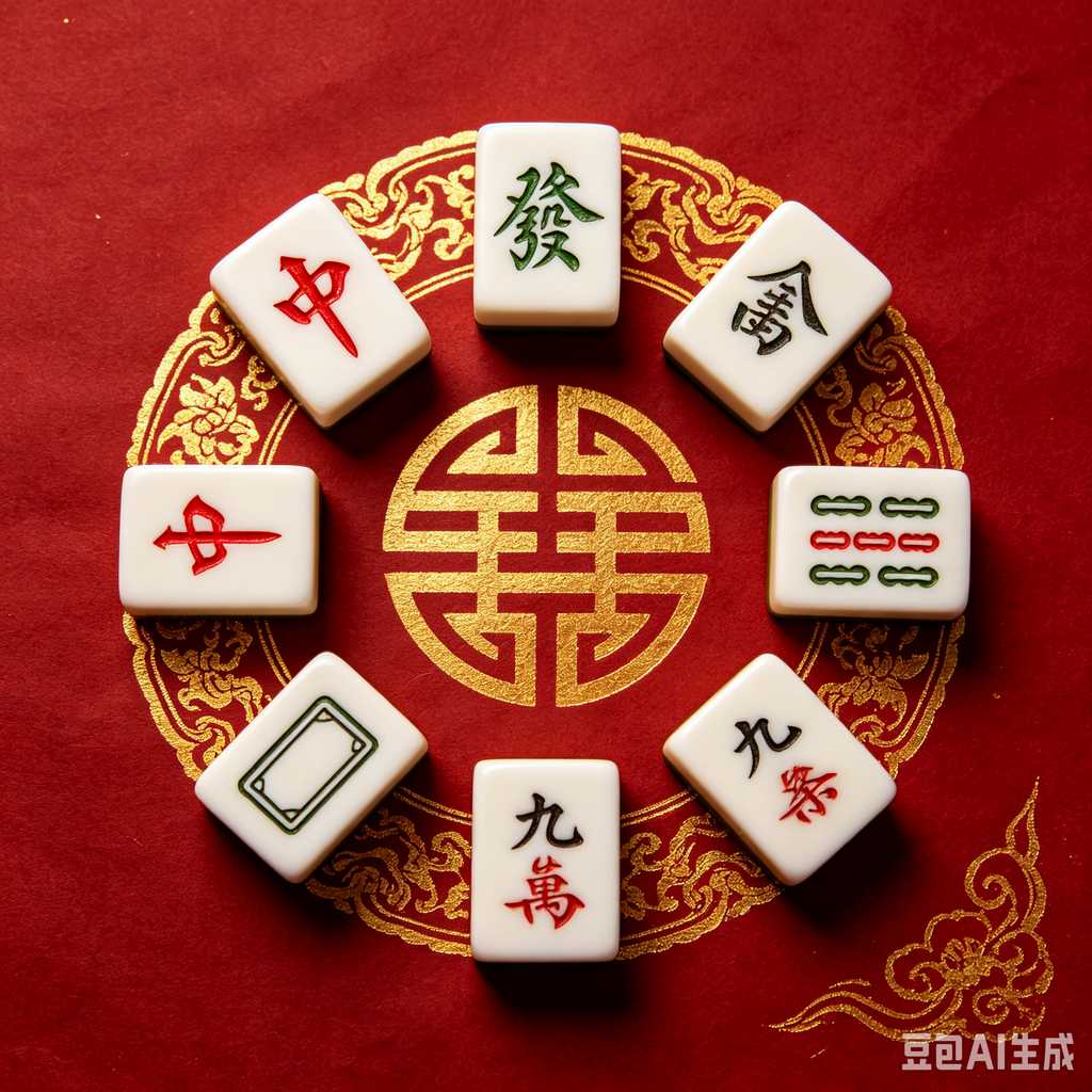 high resolution mahjong tiles print